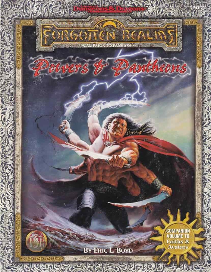 Advanced Dungeons & Dragons - Forgotten Realms - Powers & Pantheons (B Grade) (Genbrug)